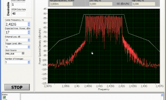 Mask and power in spectrum domain