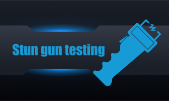 Stun gun devices testing workstation 